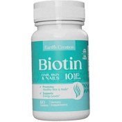 تصویر قرص بیوتین10000 میکرو گرم Earth Creation Biotin 10mg