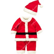 تصویر لباس بابانوئل نوزاد مدل STCH361 