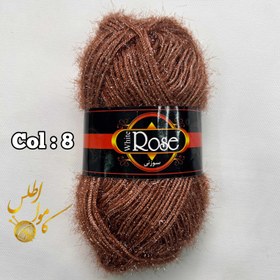 تصویر کاموا سوزنی رز - ۸ White rose