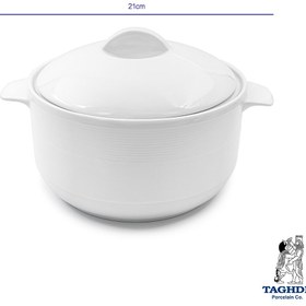 تصویر سوپ خوری درب دار هتلی سفید چینی تقدیس 