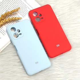 تصویر کاور سیلیکونی تک رنگ اورجینال Xiaomi Redmi Note 12 Pro 5G مدل پاک کنی اصل (متریال ویتنام) 