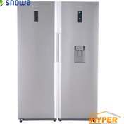 تصویر یخچال فریزر دوقلو اسنوا مدل SN5-1319GW/SN6-1319GW ظرفیت ۳۸ فوت 