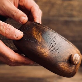 تصویر ظرف دربدار چوبی کد 100060 