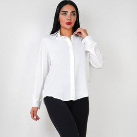 تصویر شومیز بیسیک سفید 