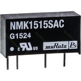 تصویر مبدل ولتاژ موراتا 133 میلی آمپر MURATA NMK1515SAC DC/DC IN:15V OUT:15V 