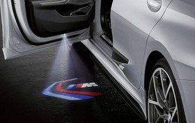 تصویر لوگوی زیر درب BMW طرح جدید 