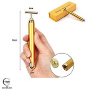 تصویر قلم ویبراتور تی شکل طلایی ضد درد 