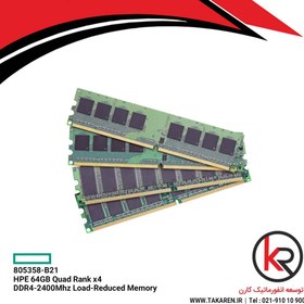 تصویر رم سرور اچ پی HPE 64GB Quad Rank x4 DDR4-2400 LRDIMM | 805358-B21 