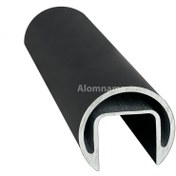 تصویر هندریل گرد آلومینیومی سایز 25*20 