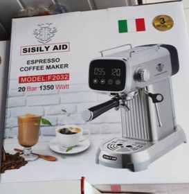 تصویر اسپرسوساز سیسیلی مدل f2032 Sisily Aid coffee maker modrl f2032