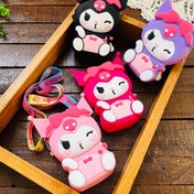 تصویر کیف سیلیکونی وارداتی طرح کرومی kuromi-silicone-bag کد 890 