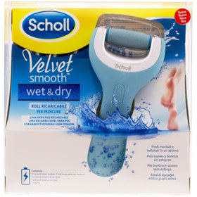 تصویر دستگاه سوهان پا شارژی و ضدآب مدل SCHOLL Velvet smooth Pedi SCHOLL Velvet smooth Pedi