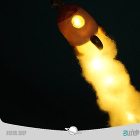 تصویر کیت دست ساز چراغ خواب طرح راکت موشک سیاره هنری Blast-Off Rocket Nightlight DIY Kit 