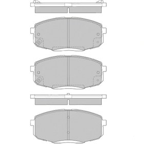 تصویر لنت ترمز جلو کیا سراتو کوپه ام بی کوریا (MB Korea) 