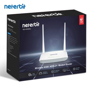 تصویر مودم روتر ADSL2+ بي‌سيم نتربیت مدل ND-4230NU Neterbit ADSL2+ ND-4230NU Wireless Modem Router