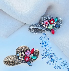 تصویر گلسینه کلاه سیاه قلم ۲رنگ 