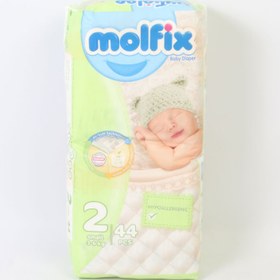 تصویر پوشک مولفیکس سایز 2 بسته 44 عددی ا Molfix diaper size 2 pack of 44 Molfix diaper size 2 pack of 44