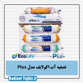 تصویر دستگاه تصفیه آب خانگی اینلاین اکولایف EcoLife مدل پلاس Plus 