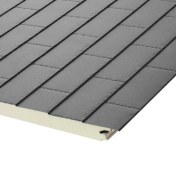 تصویر ساندویچ پانل دیواری مشکی دو رو ورق 4 سانتی متری 