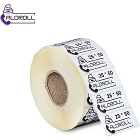 تصویر لیبل کاغذی تاپ لیبل دو ردیف 50x25 50x25 2x Thermal Printer Paper Label