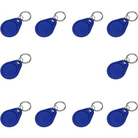 تصویر تگ RFID مدل 125khz blue2 بسته 10 عددی 