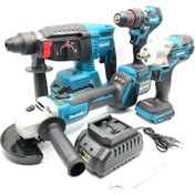 تصویر مجموعه دریل و پیچ گوشتی شارژی ماکیتا مدل 1_801 ۱۴۸ ولت 