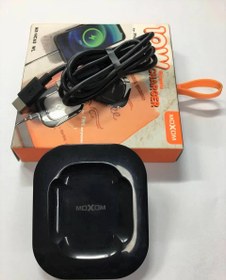 تصویر شارژر وایرلس مکسوم مدل HC63 - مشکی MOXOM wireless charger model HC63