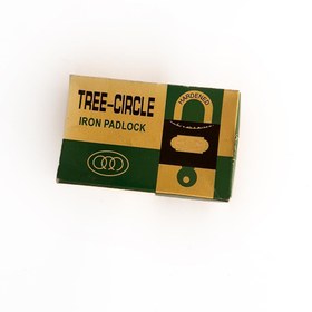 تصویر قفل آویز طوسی سایز 63 TREE-CIRCLE 