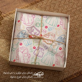 تصویر کاغذ پوستی پوشاک 