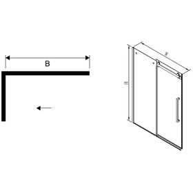 تصویر دور دوشی مانسون 2 سای تک Scitech manson 2 Shower Enclosures