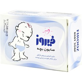 تصویر صابون بچه حاوی روغن نارگیل Baby Soap Whit Coconut Oil