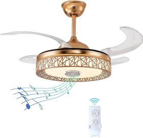 تصویر پنکه سقفی MODI Ceiling Fan with Lights and Remote -ارسال 20 روز کاری 