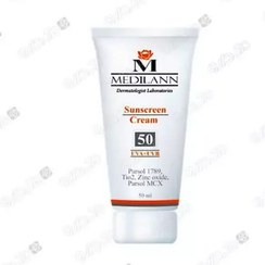 تصویر کرم ضد آفتاب رنگی SPF50 مدیلن 