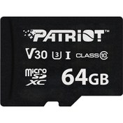 تصویر کارت حافظه‌ microSDXC پاتریوت استاندارد UHS-1 مدل VX Series ظرفیت 64 گیگابایت ا Patriot Memory Card VX Series microSDXC UHS-I U3 - 64GB Patriot Memory Card VX Series microSDXC UHS-I U3 - 64GB