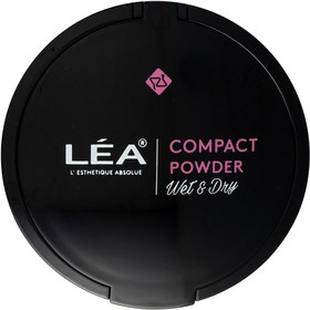 تصویر پنکک فشرده بادوام وزن 15 گرم لئا 406 Lea Compact Powder 15 g