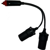 تصویر تبدیل ۱ به ۲ مادگی فندکی خودرو مدل M-121 