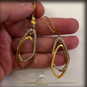 تصویر گوشواره لوزی 