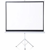 تصویر پرده نمایش پایه دار 243.8*243.8 سانتیمتر اقتصادی 