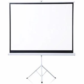 تصویر پرده نمایش پایه دار 243.8*243.8 سانتیمتر اقتصادی 