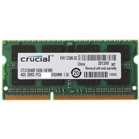 تصویر رم لپ تاپ کروشیال 4GB DDR3L-1866 