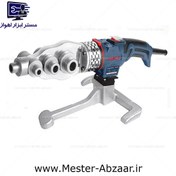 تصویر اتو لوله سبز گوشه زن صنعتی 1350 وات دیمردار توسن با گارانتی مدل 7135 TOSAN 