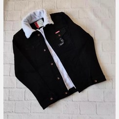 تصویر کت جین مردانه داخل خز سایز ۵XL 