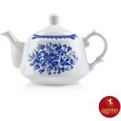 تصویر قوری چای لندنی طرح فلورانس چینی زرین 