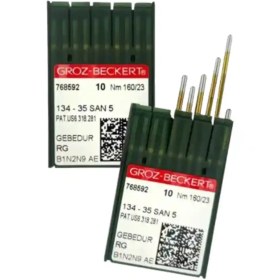 تصویر سوزن DPx35 سایز 23 طلایی گروز 