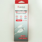 تصویر کابل تبدیل USB به microUSB خنجی مدل C103 طول 1 متر ا Khonji Lightning Cable KH-C103 Khonji Lightning Cable KH-C103