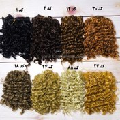 تصویر موی عروسک فر ریز وارداتی پر حجم Elizabeth 