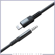 تصویر کابل تبدیل جک 3.5میلی‌متری به لایتنینگ ارلدم Earldom Lightning To 3.5mm Aux Cable AUX39 