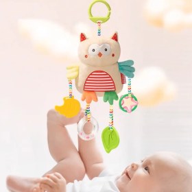 تصویر عروسک پولیشی جغجغه ای مدل جغد کد 7037598 