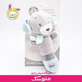 تصویر عروسک جغجغه بوقی مدل سگ 