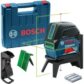 تصویر تراز لیزری بوش با پایه چرخشی و گیره ثبات Bosch GCL 2-15 G Professional Combi Laser+RM1+BM3 